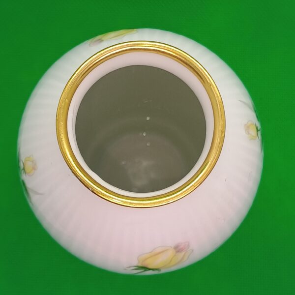 Vintage 50s Vase mit romantischen Rosen - Image 4
