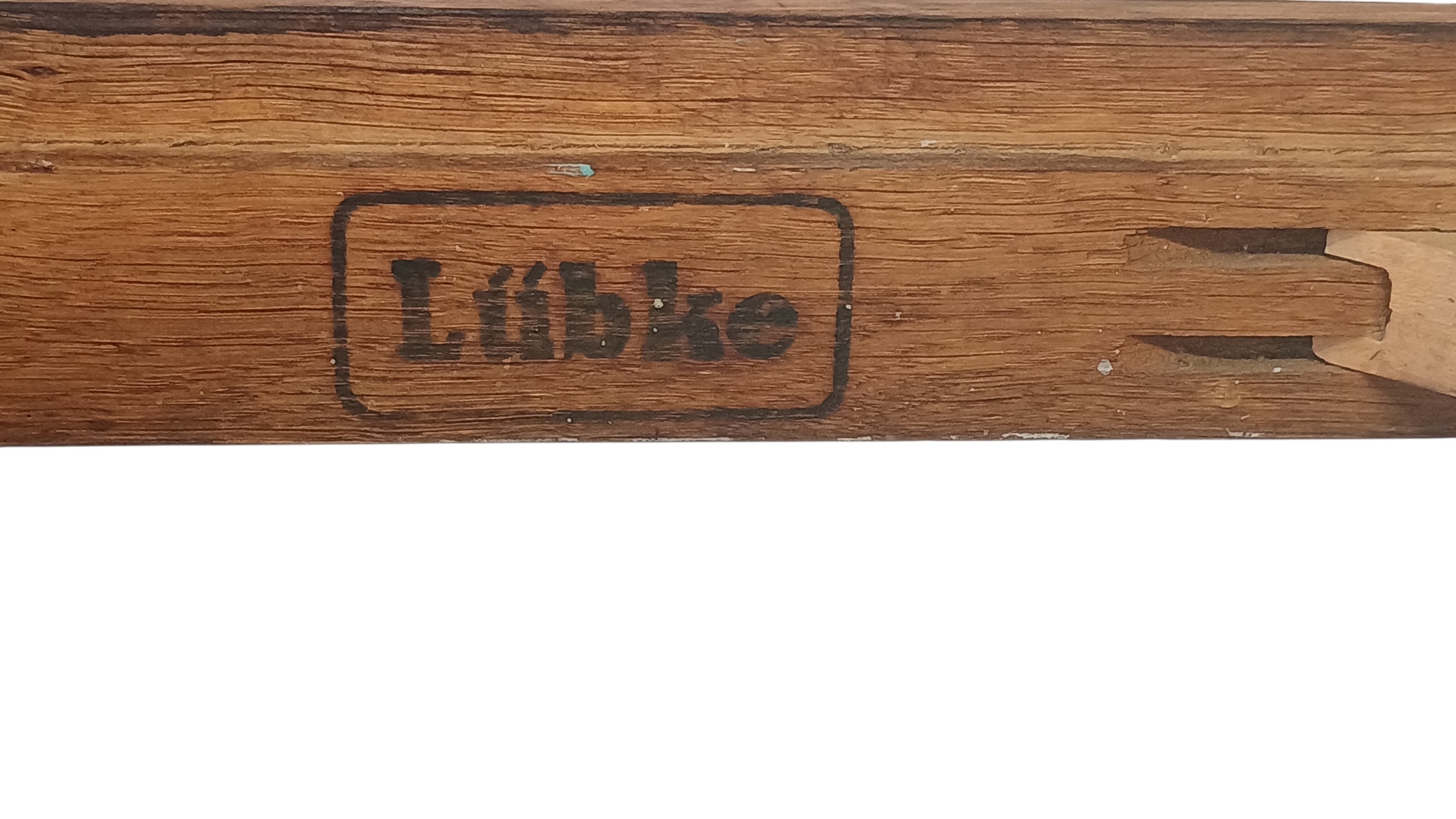 4 x echte Lübke Esszimmerstühle aus hochwertiger Eiche neu gepolstert und bezogen Vintage - Image 3